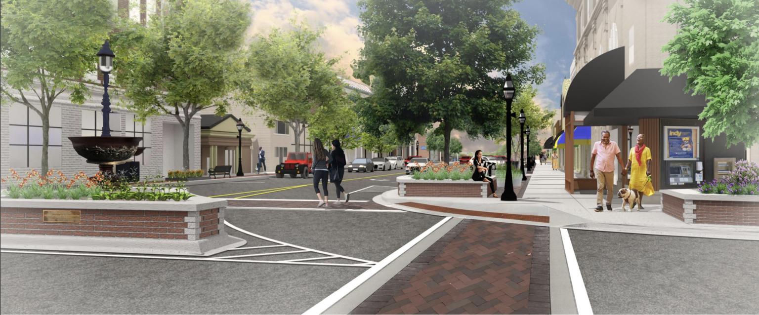 Downtown Glen Ellyn Streetscape